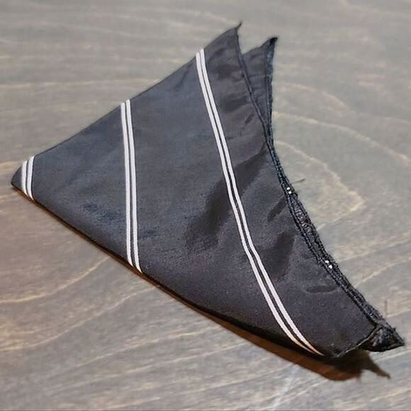 Vtg black and white abstract pattern longline kimono blazer - Picture 11 of 11